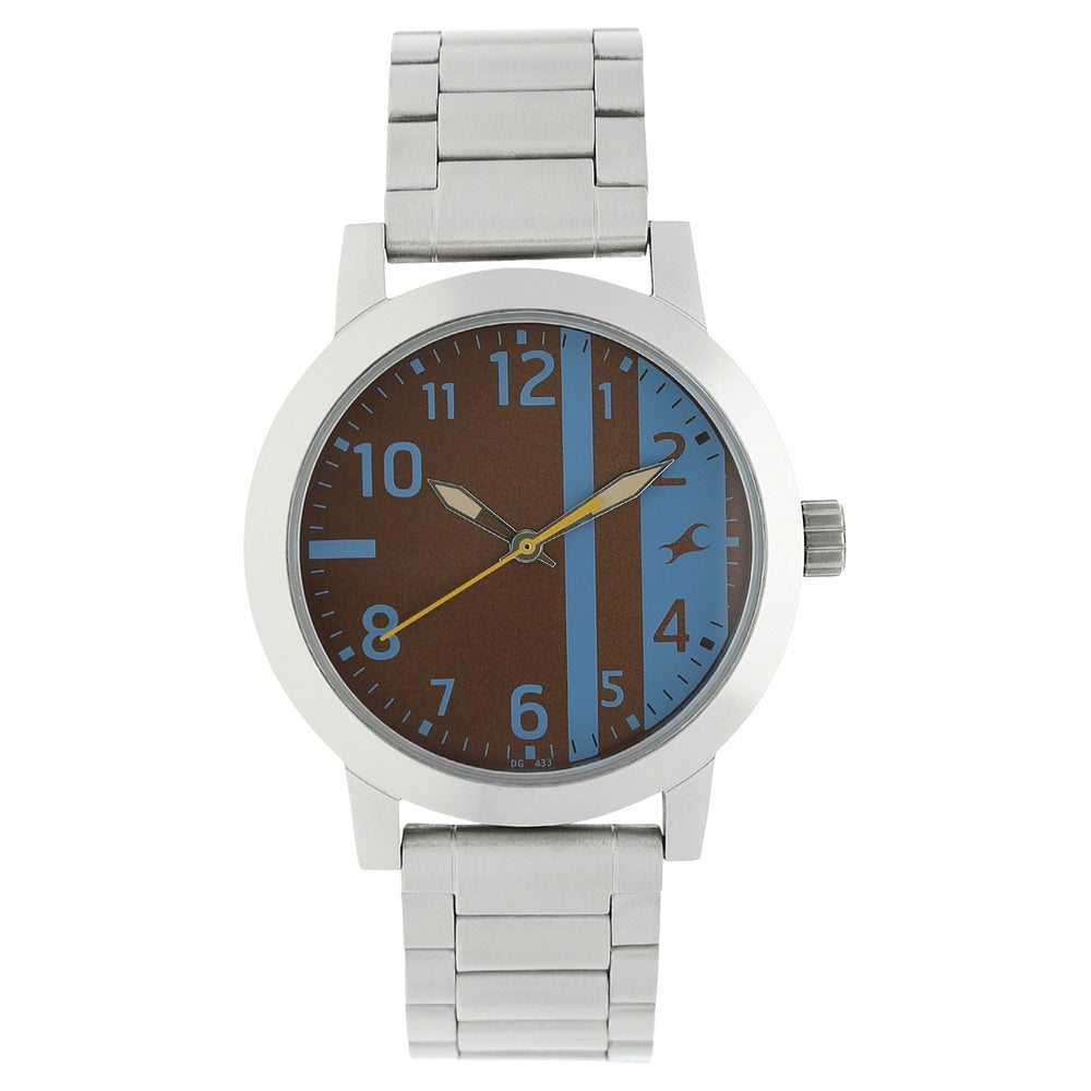 Fastrack Bare Basics Quartz Analog Bicolour Dial Stainless Steel Strap Nepal Trade Network Pvt. Ltd