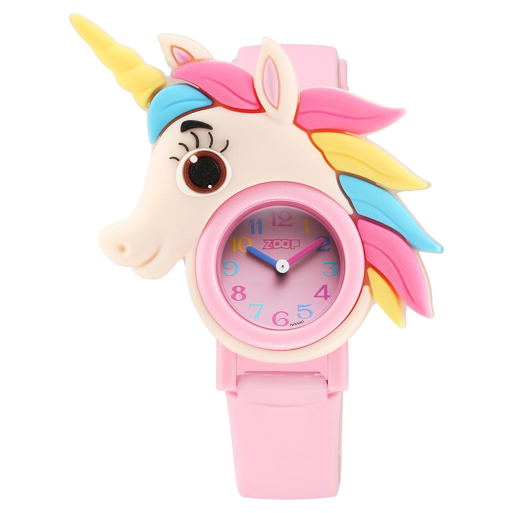 Zoop By Titan Friends from Nature Quartz Analog Pink Dial Polyurethane Strap Watch for Kids