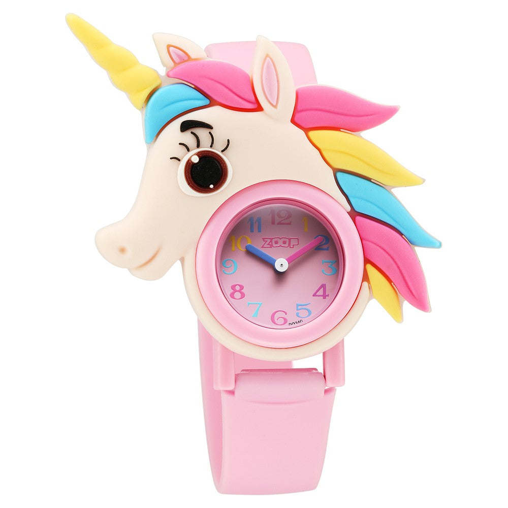 Zoop By Titan Friends from Nature Quartz Analog Pink Dial Polyurethane Strap Watch for Kids