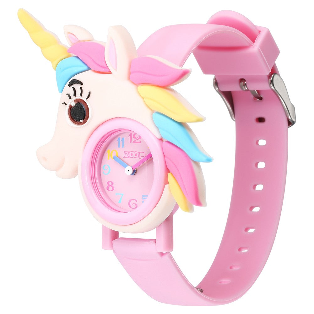 Zoop By Titan Friends from Nature Quartz Analog Pink Dial Polyurethane Strap Watch for Kids