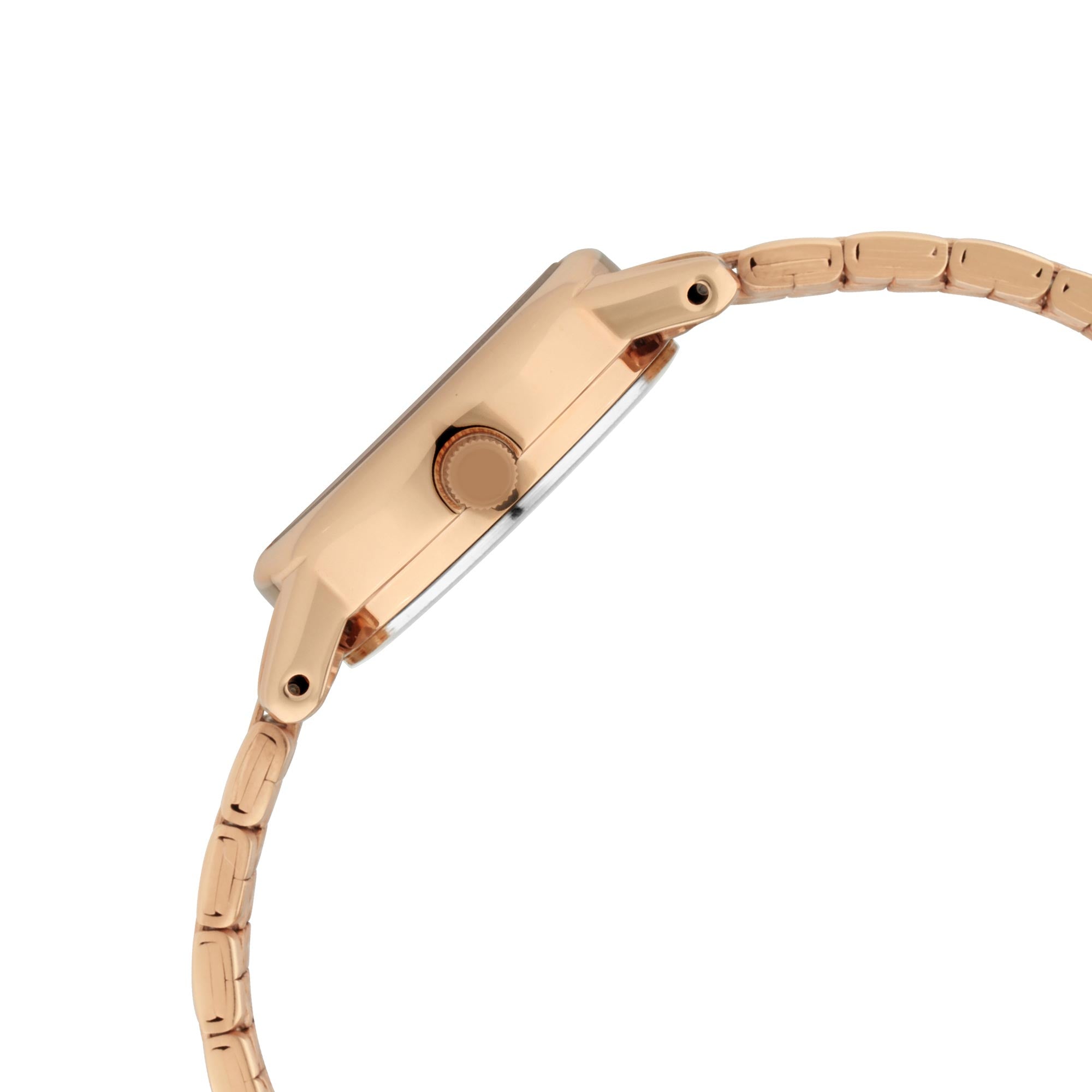 Titan Quartz Analog Rose Gold Dial Metal Strap Watch for Women
