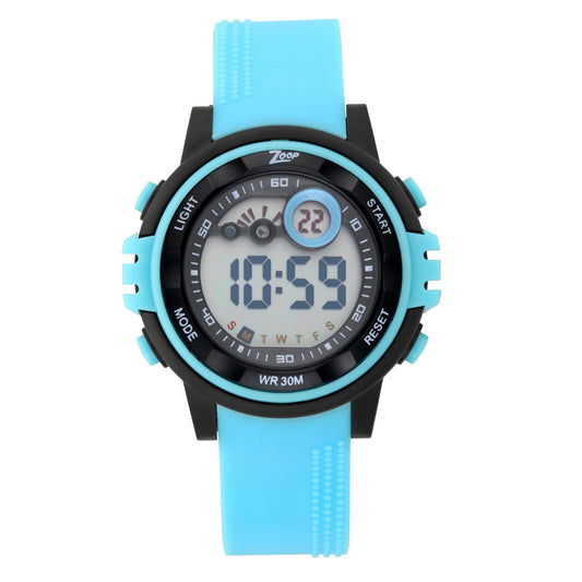 Zoop By Titan DigitalDigital Dial PU Strap Watch for Kids