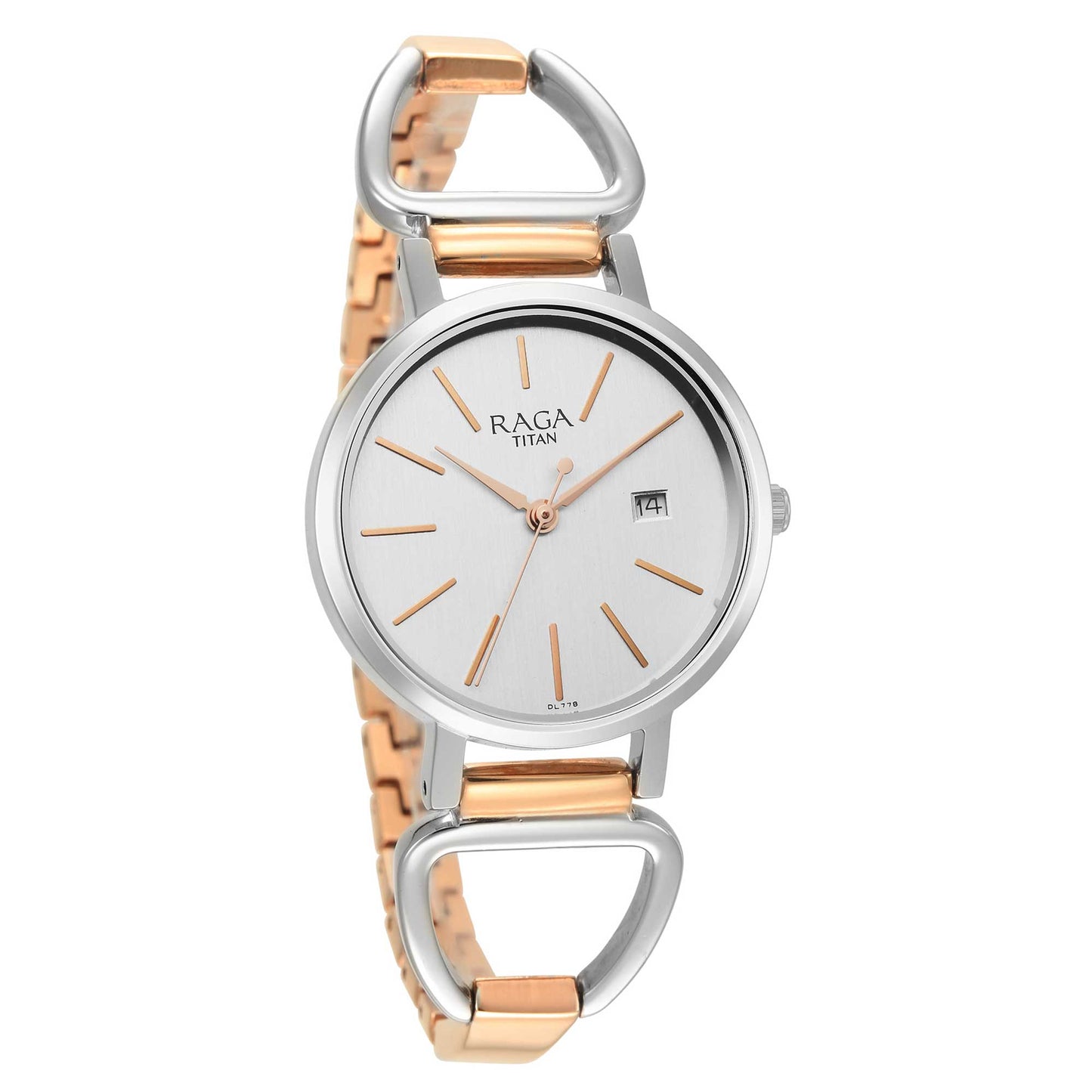 Titan Silver Dial Quartz Analog with Date Watch for Women