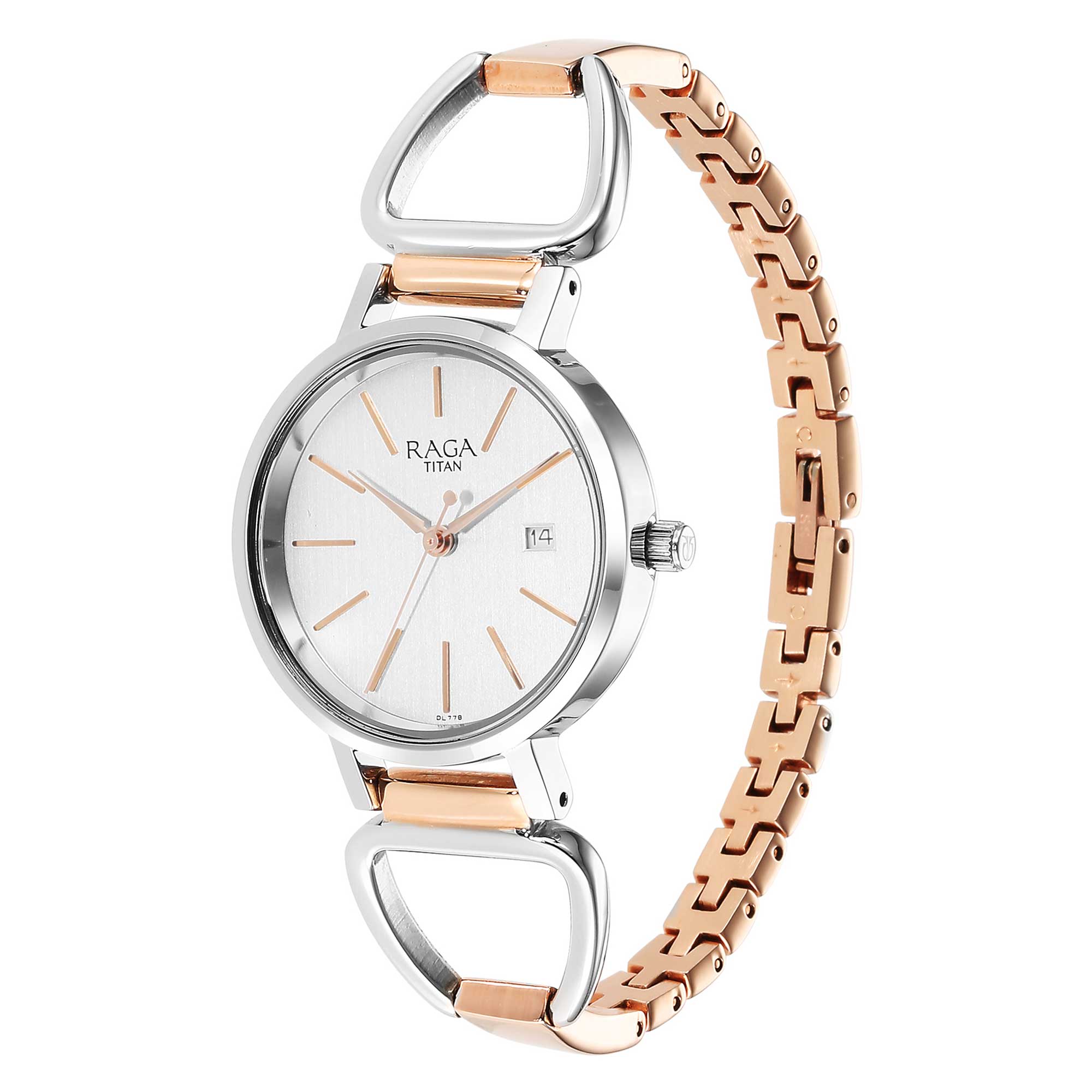 Titan Silver Dial Quartz Analog with Date Watch for Women