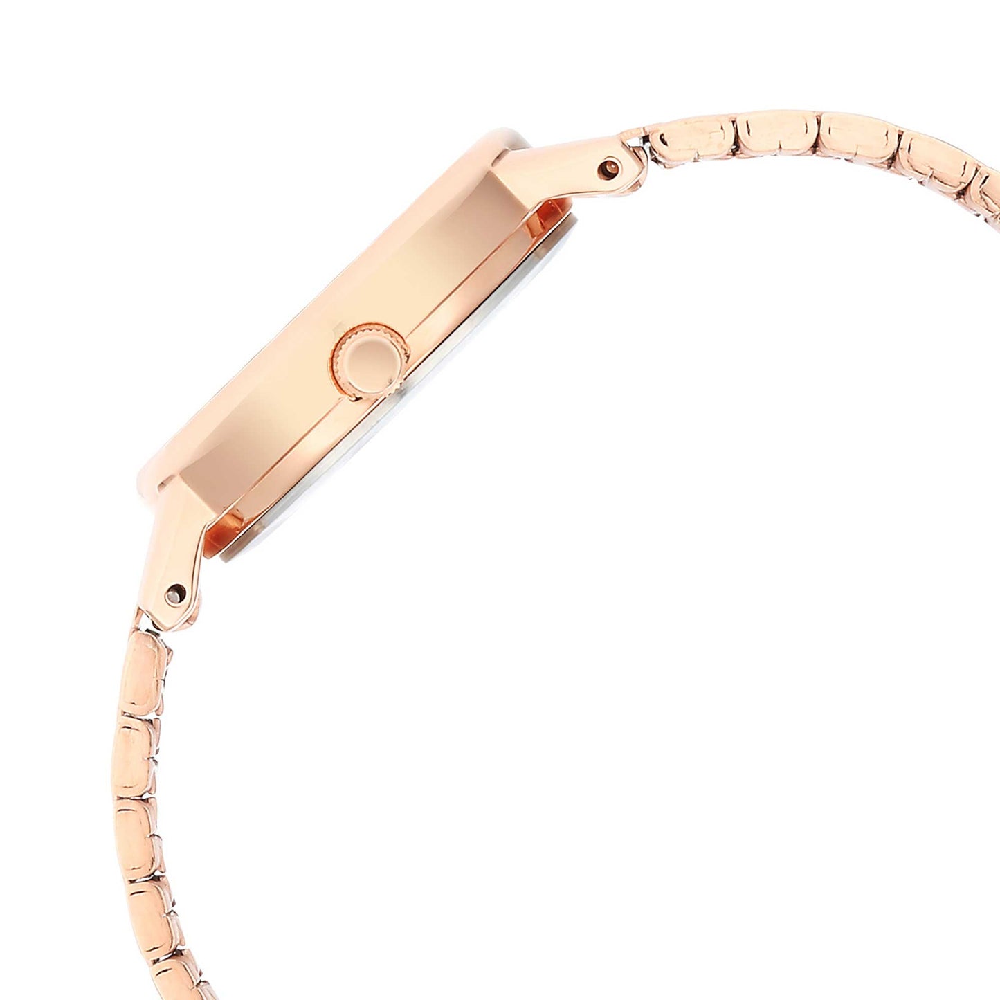 Titan Karishma Rose Gold Dial Analog Stainless Steel Strap Watch for Women