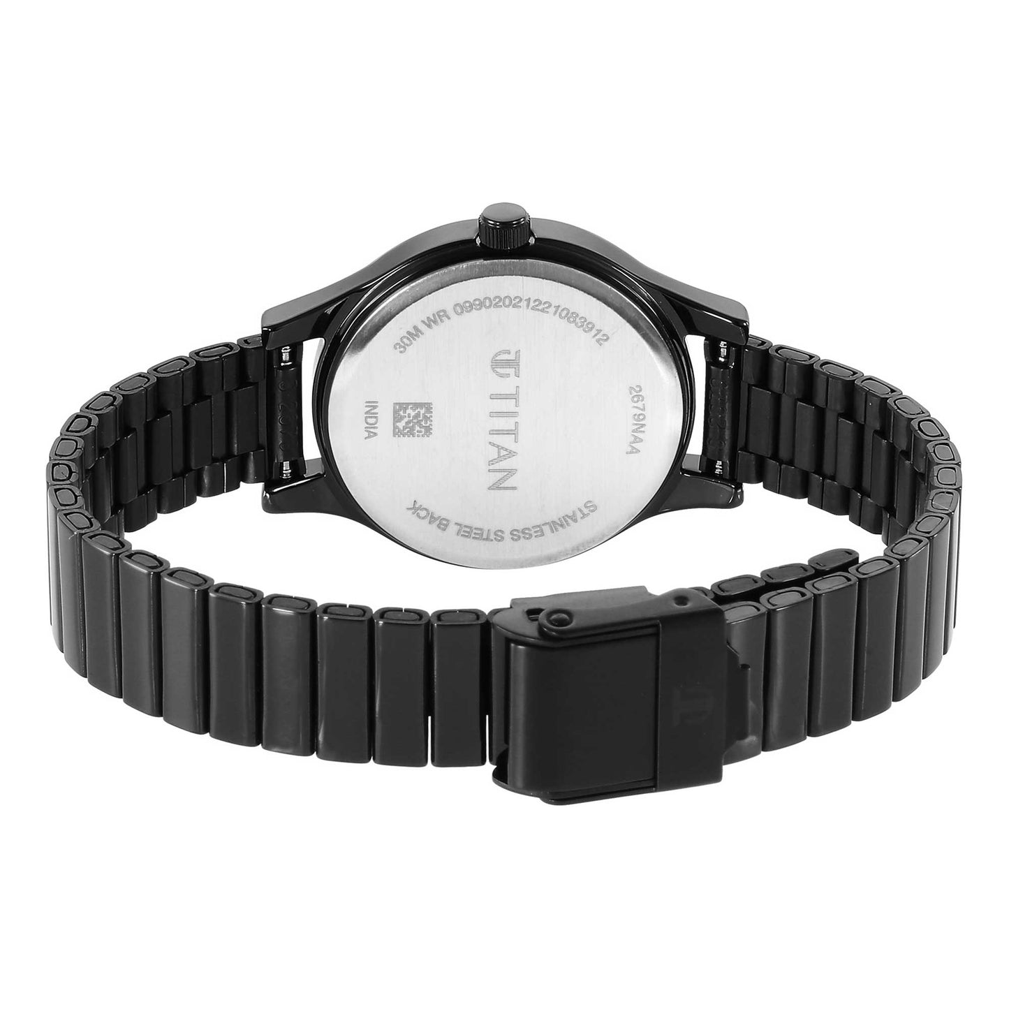 Women Karishma Black Dial Metal Strap Watch