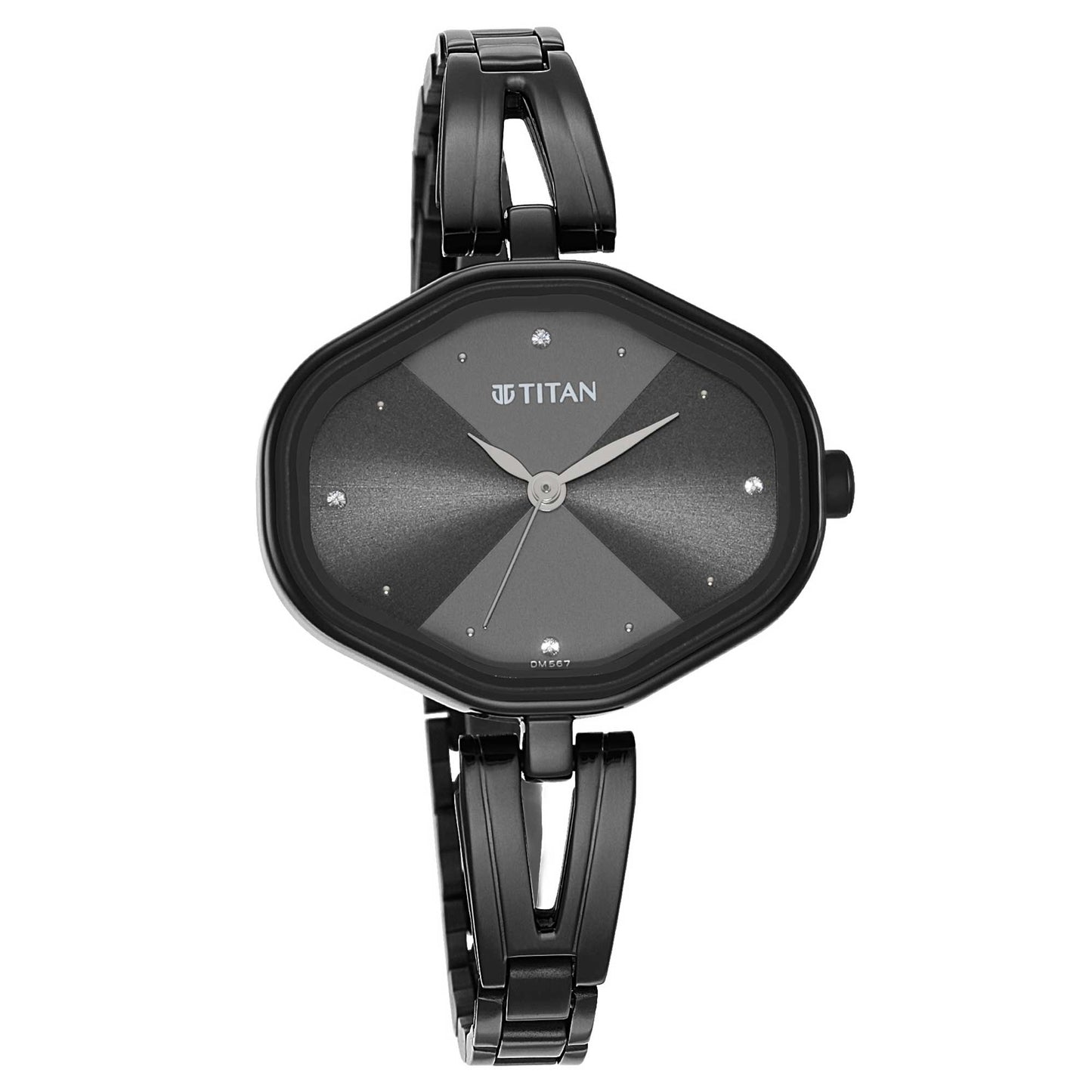 Women Karishma Black Dial Metal Strap Watch