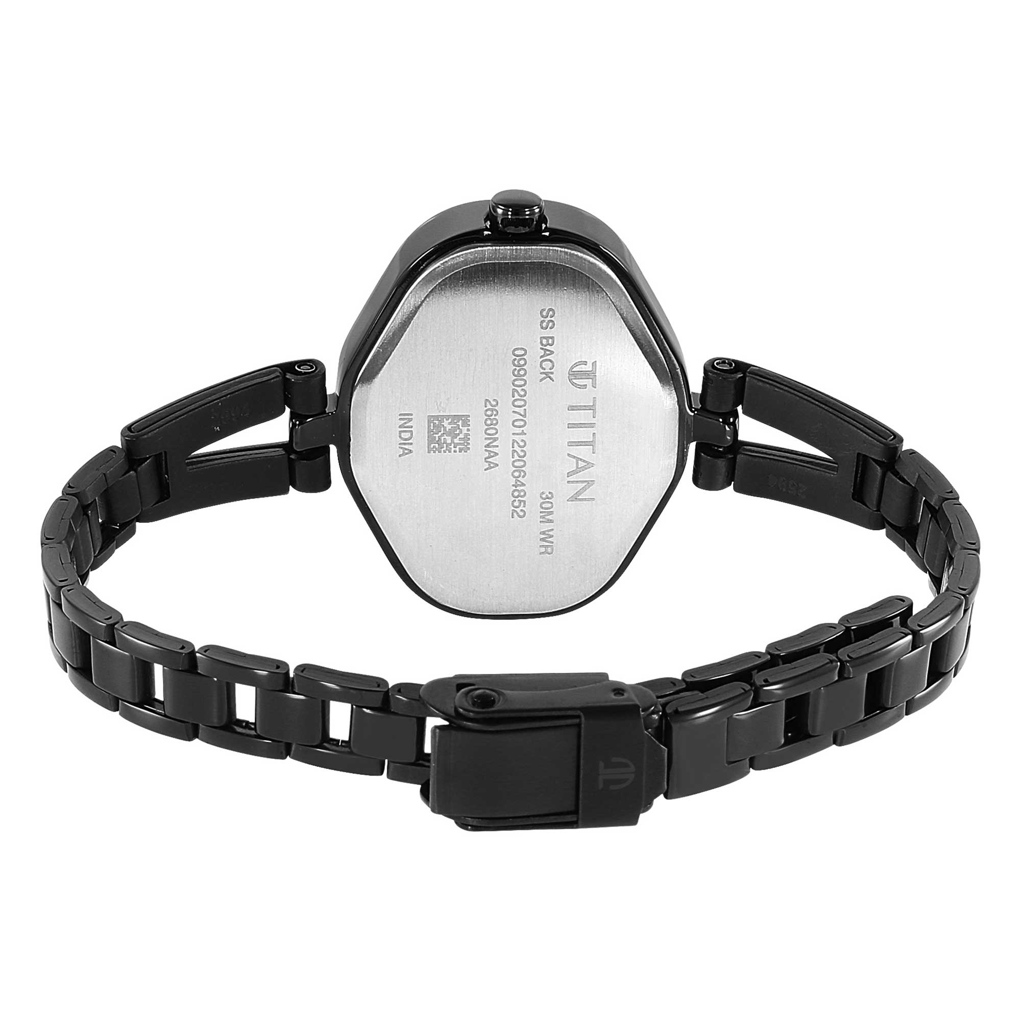 Women Karishma Black Dial Metal Strap Watch