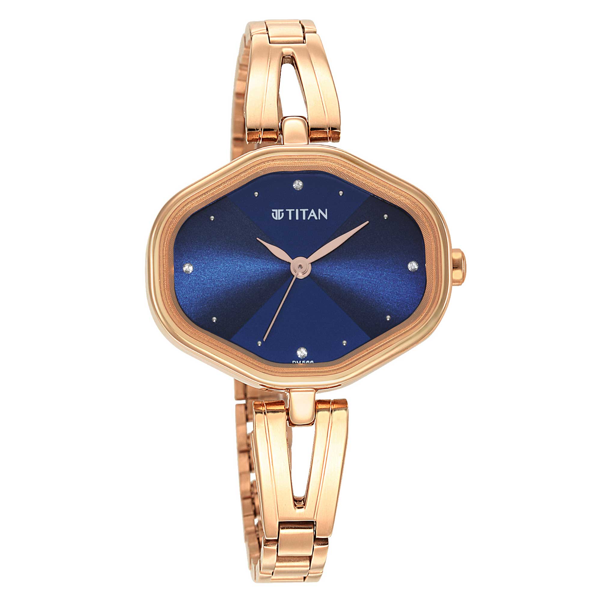 Women Karishma Blue Dial Metal Strap Watch