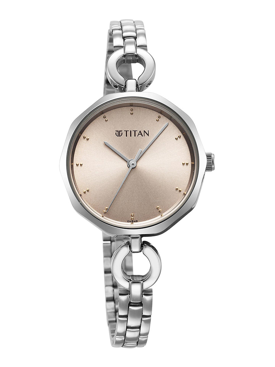 Titan Karishma Silver Dial Watch for Women 2702SM01