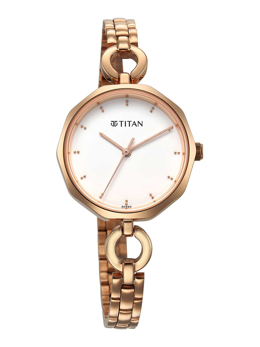 Titan Karishma White Dial Watch for Women 2702WM01