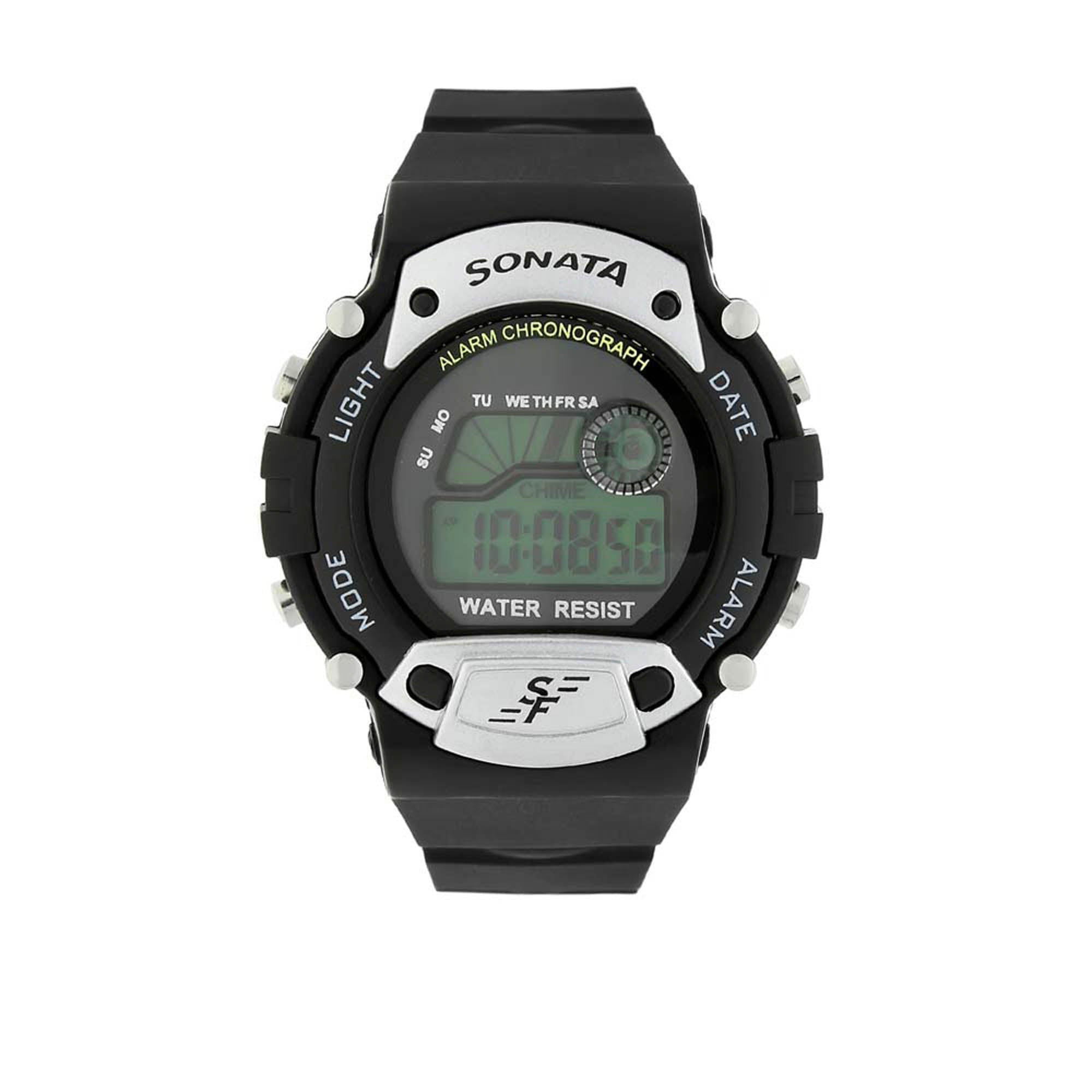 SF Digital Dial Plastic Strap Watch for Men