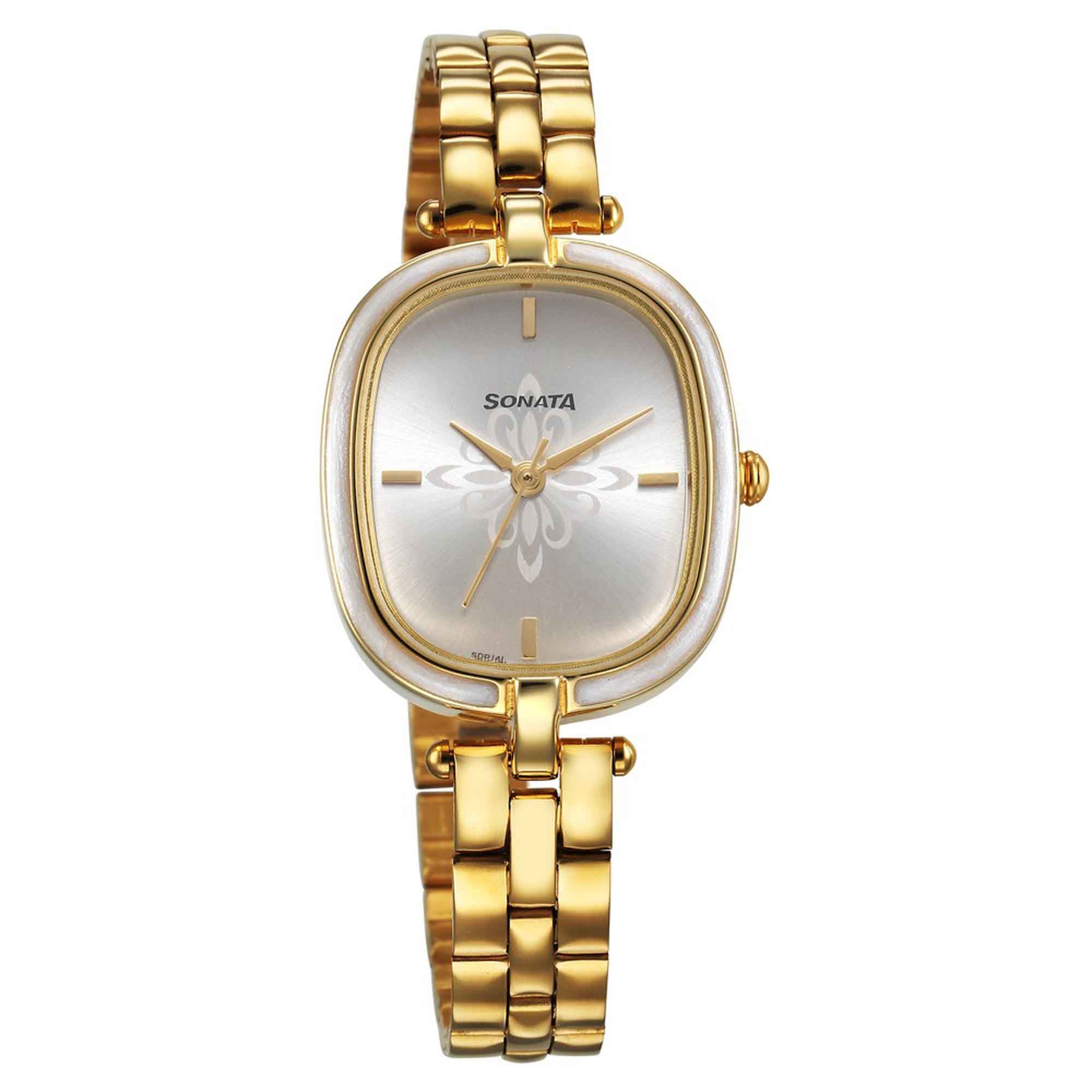 Sonata Utsav Silver Dial Watch for Women