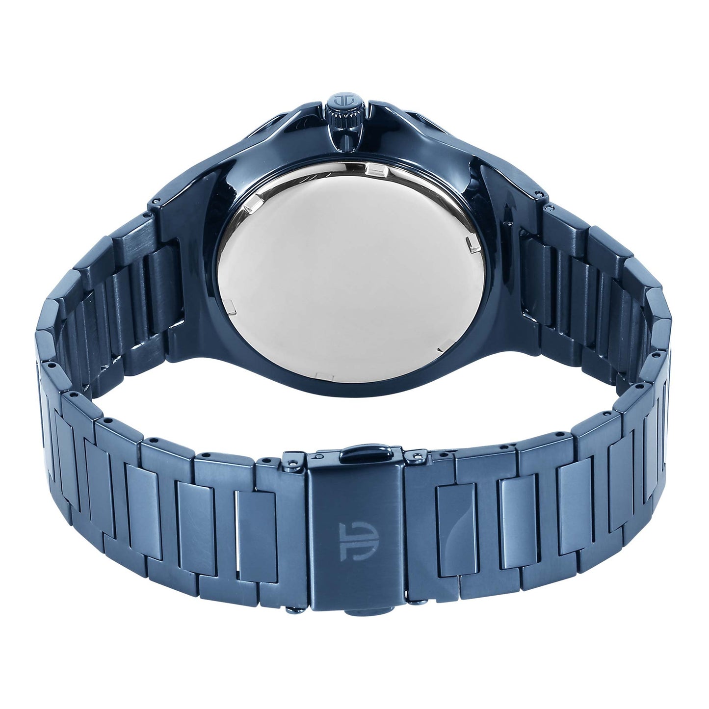 Titan Classique Slim Multifunction Strap Material Stainless Steel Dial Colour Blue 90198QM01