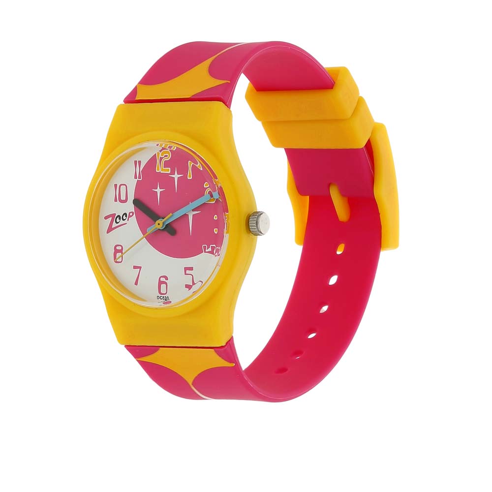 Zoop By Titan Quartz Analog Multicoloured Dial PU Strap Watch for Kids