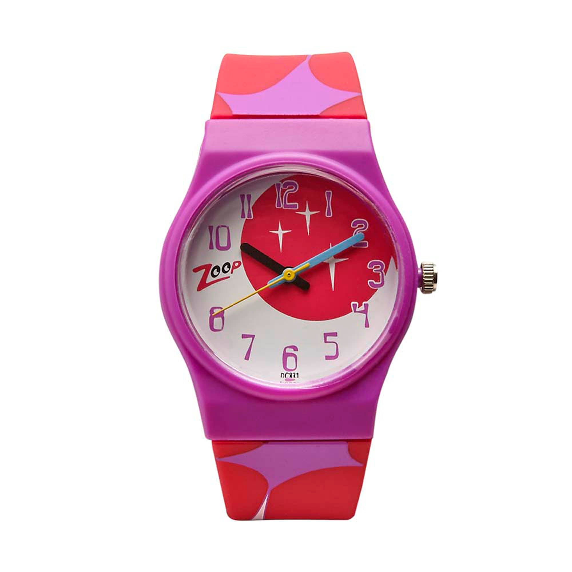 Zoop By Titan Quartz Analog Multicoloured Dial PU Strap Watch for Kids