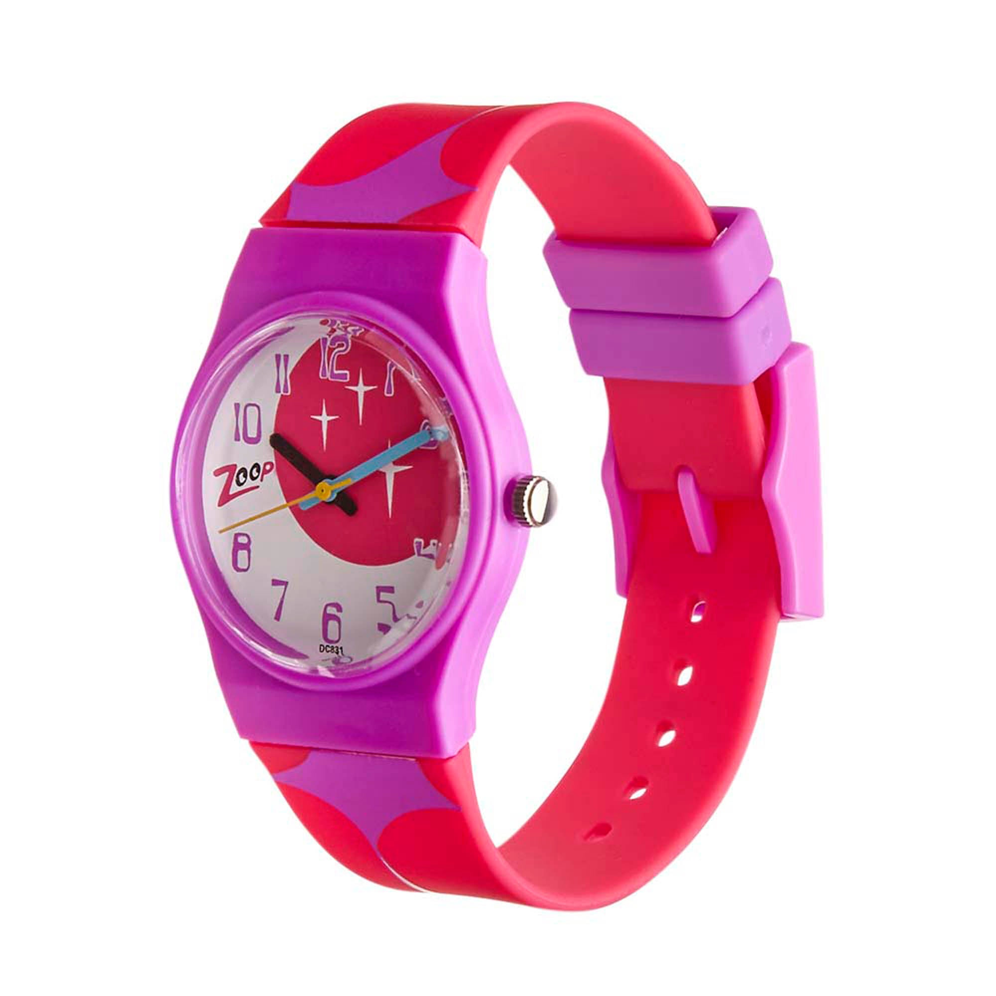 Zoop By Titan Quartz Analog Multicoloured Dial PU Strap Watch for Kids