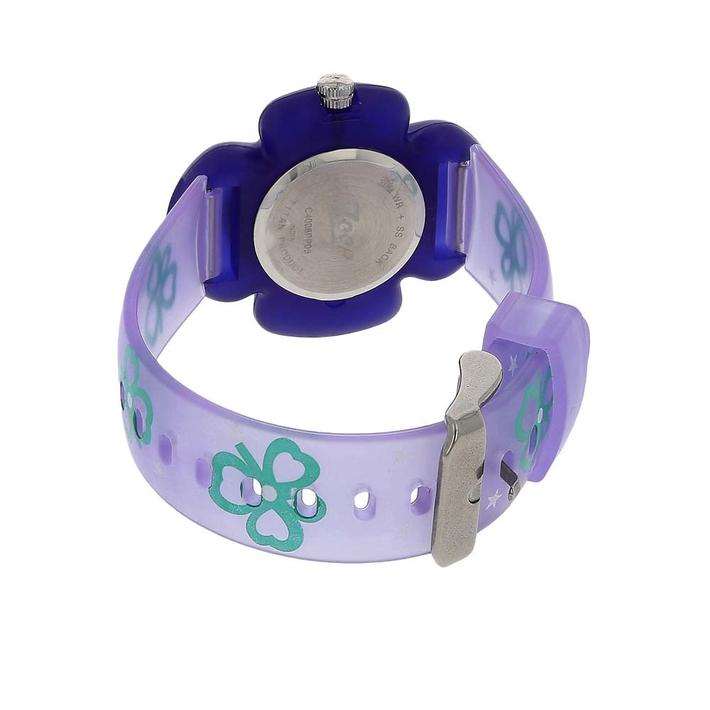 Zoop By Titan Quartz Analog Purple Dial PU Strap Watch For Kids