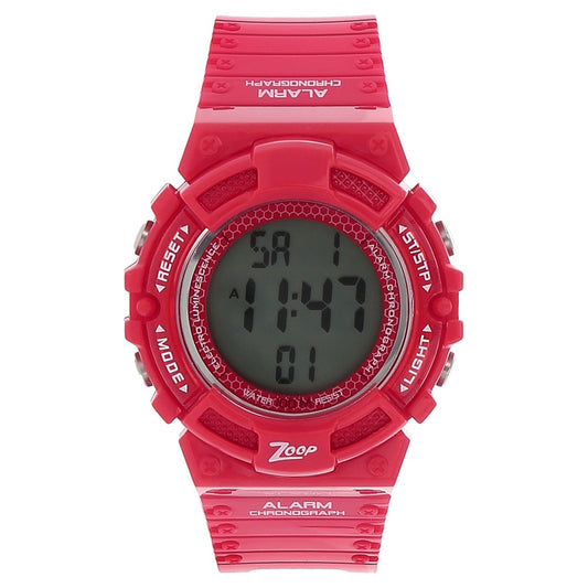 Zoop By Titan DigitalDigital Dial PU Strap Watch for Kids