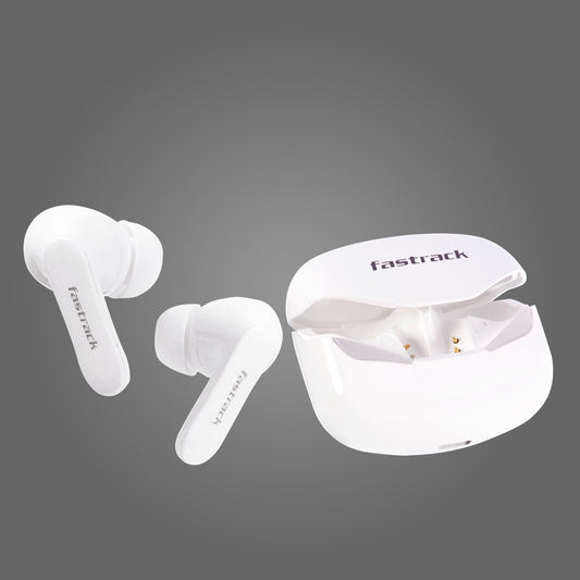 Reflex Tunes Truly Wireless White Ear Buds with 24 Hrs battery life