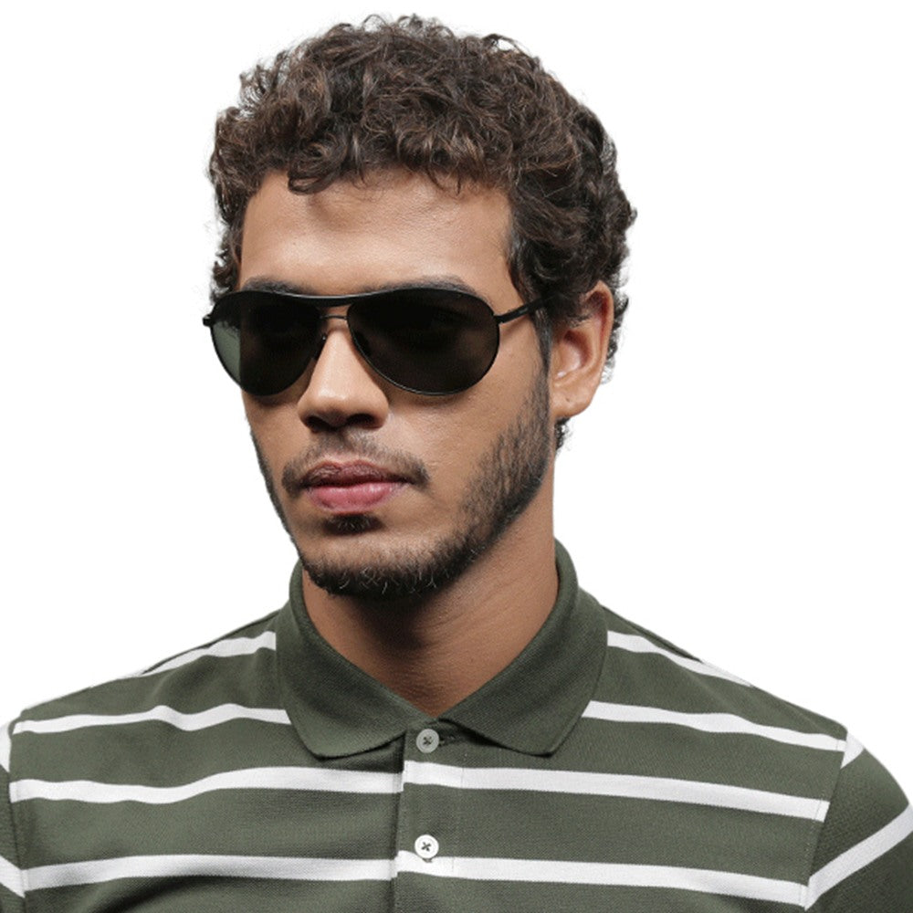 Black Aviator Men Sunglasses