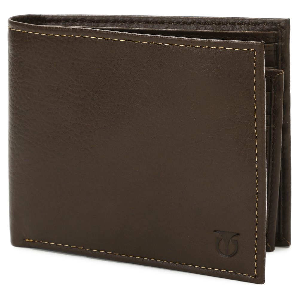 Brown Leather Bifold Wallet