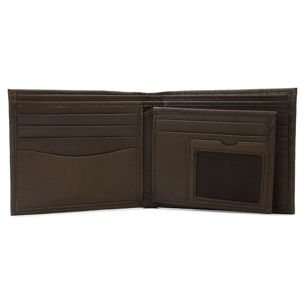 Brown Leather Bifold Wallet