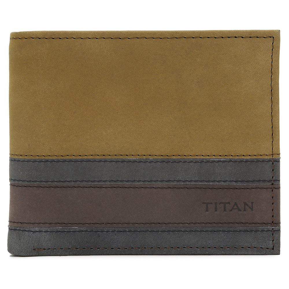 Tan Leather Bifold Wallet