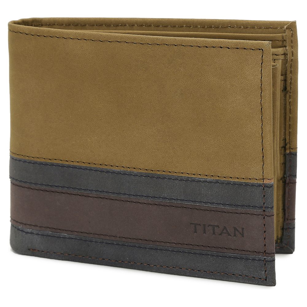 Tan Leather Bifold Wallet