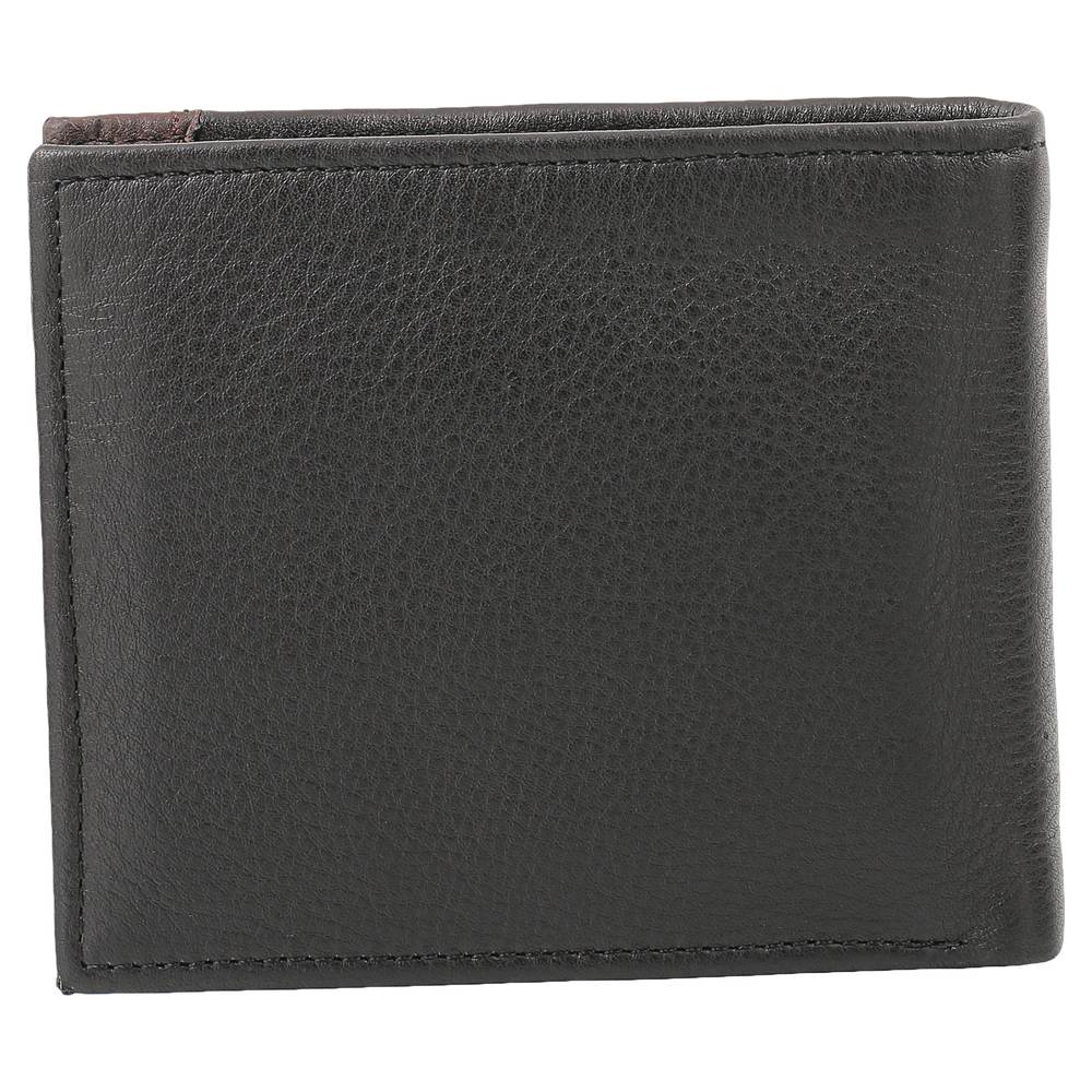 Black Leather Bifold Wallet