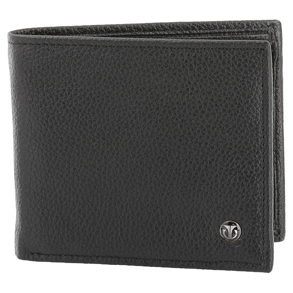 Black Leather Bifold Wallet