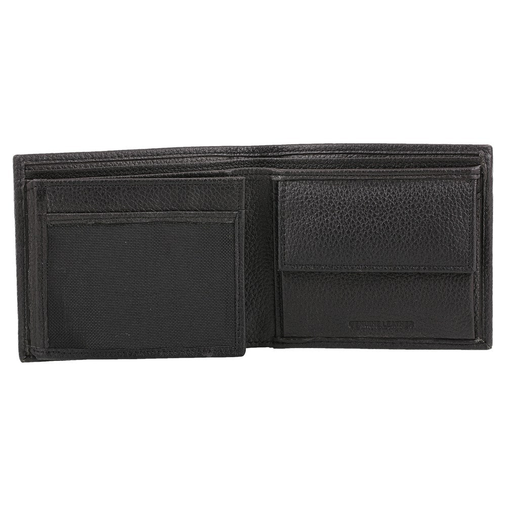 Black Leather Bifold Wallet