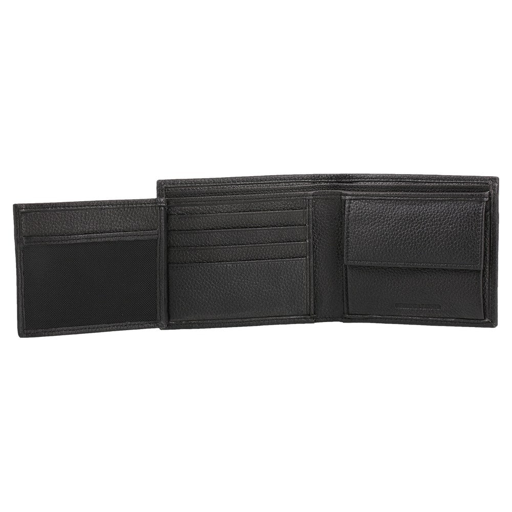 Black Leather Bifold Wallet