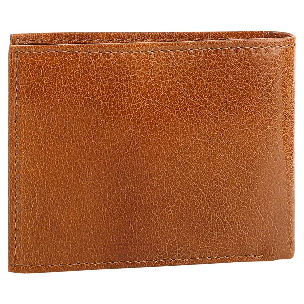 Tan Leather Bifold Wallet