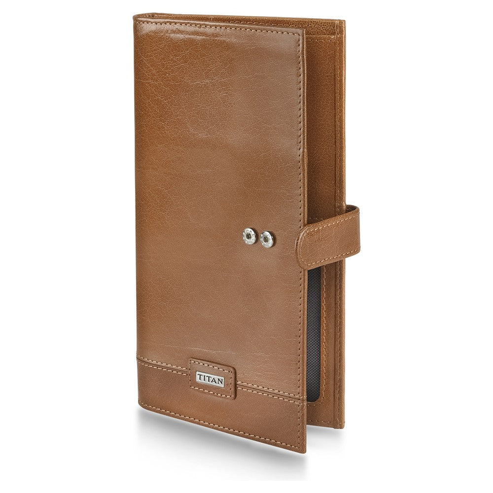 Tan Leather Bifold Wallet