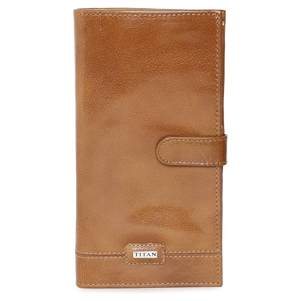 Tan Leather Bifold Wallet