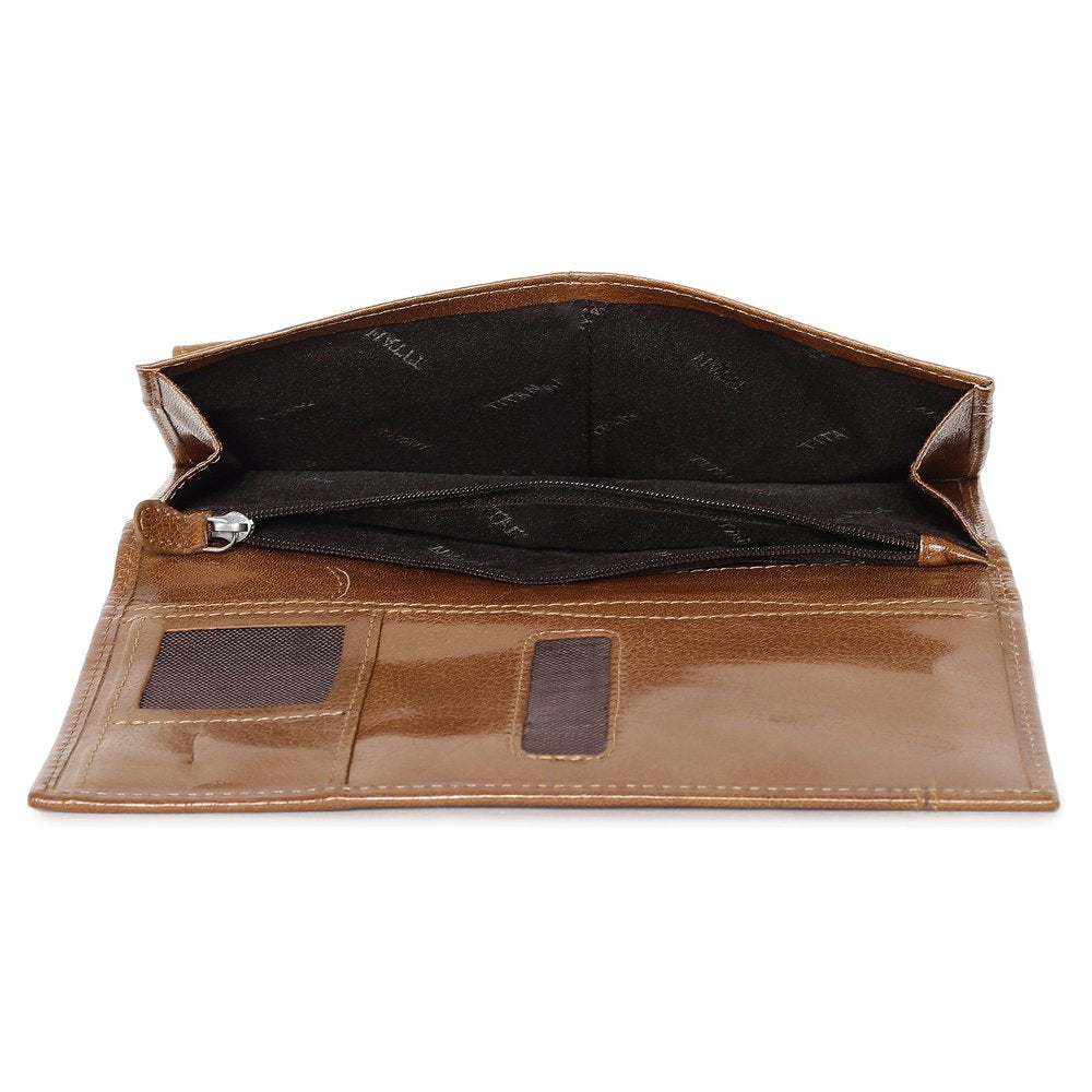 Tan Leather Bifold Wallet