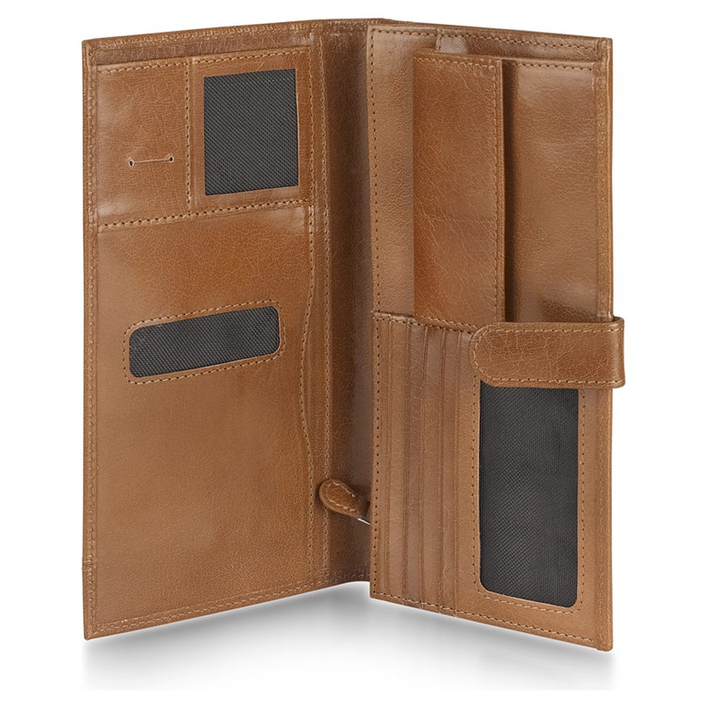 Tan Leather Bifold Wallet