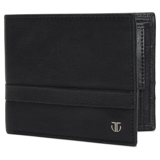 Black Bifold Leather Wallets