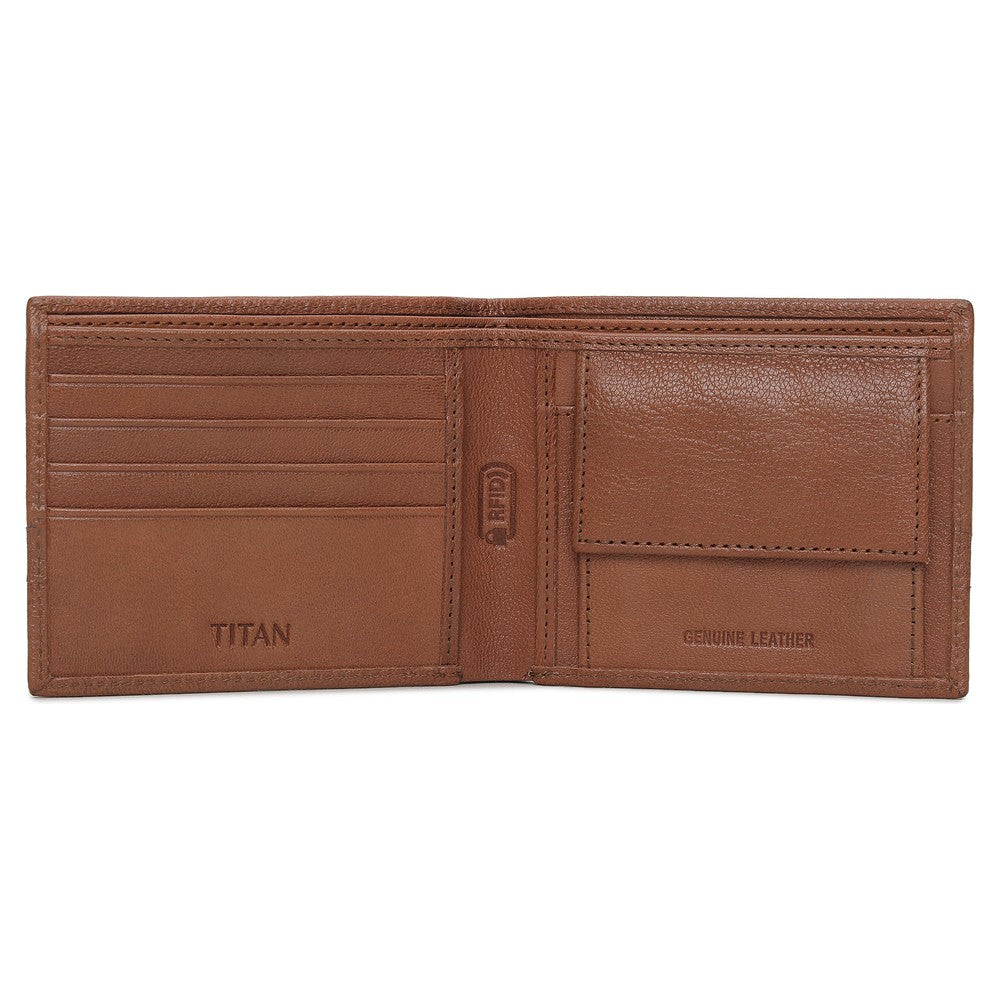 Tan Bifold Leather Wallets