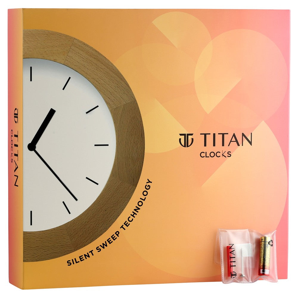 Contemporary Rose Gold Metallic Finish Wall Clock with Silent Sweep Technology - 30 cm x 30 cm (Medium)