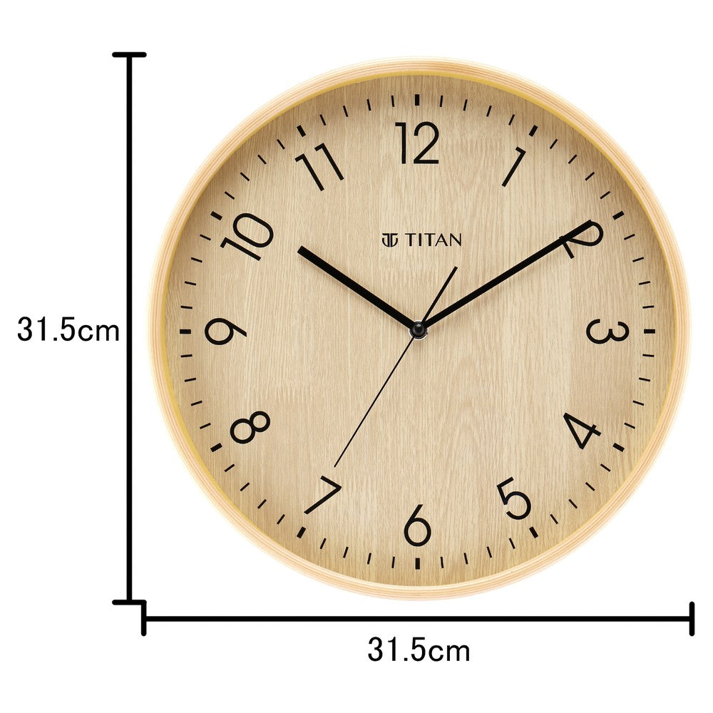 TitanQuartz Analog Wall Clock