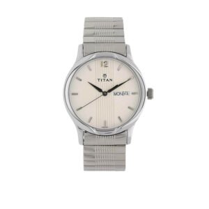 Silver Dial Silver Stainless Steel Strap Watch 1580SM03