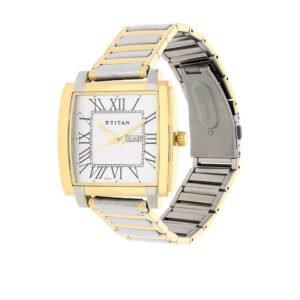 Silver Dial Two Toned Stainless Steel Strap Watch 1586BM01