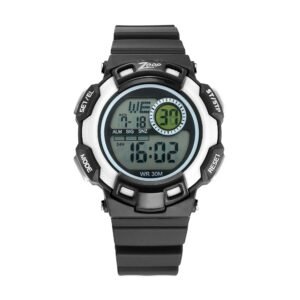 Digital Black Strap Watch 16009PP01