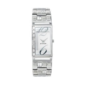 White Dial Silver Metal Strap Watch 2508SM01