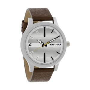 Fastrack Fundamentals Brown Dial Analog Watch for Men 38051SL01
