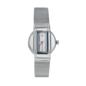 Fastrack Silver Dial Analog Watch for Women 6014SM01