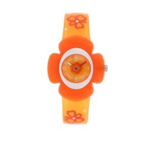 Orange Dial Plastic Strap Watch C4008PP02