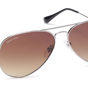 Fastrack Grey Aviator Sunglasses For Men M165BR11